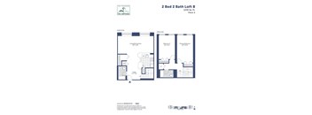 2 Bed 2 Bath Loft B