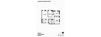 A black and white image of a floor plan for a 3 bedroom apartment.