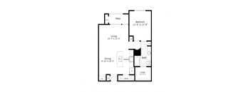bedroom floor plan | luxury apartments in towson md | the mille brookhaven apartment
