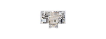 bedroom floor plan an in 3d
