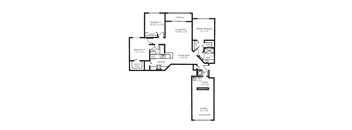Laurel 3 Bedroom Floor Plan