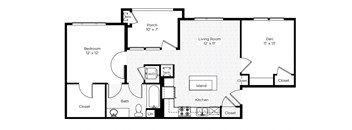 The Aster South - 1BA