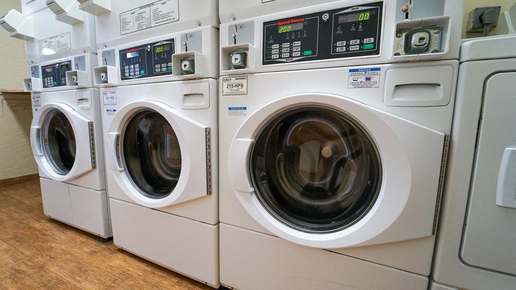 White Front Loading Laundry Machines