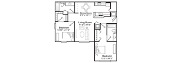 Two Bed Two Bath