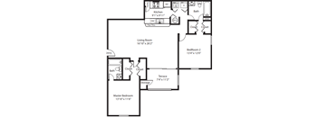2x2 1324 sqft - The Barbados 2nd Floor