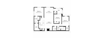 a floor plan of a house