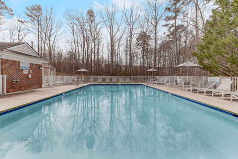 the swimming pool at our apartments