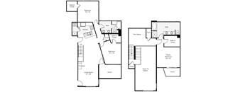 3B-N 3 Bedroom 2 Bathroom Floor Plan