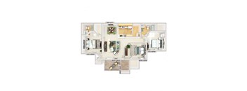 bedroom floor plan an in 2 bed 2 bath