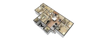 3 bedroom 2 bathroom floorplan
