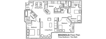 3x2 floor plan