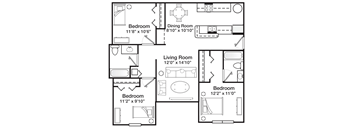 Three Bed Two Bath