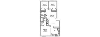 3x2 1139 sqft