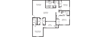 3x2 1525 sqft - StCroix 1st and 2nd Floor
