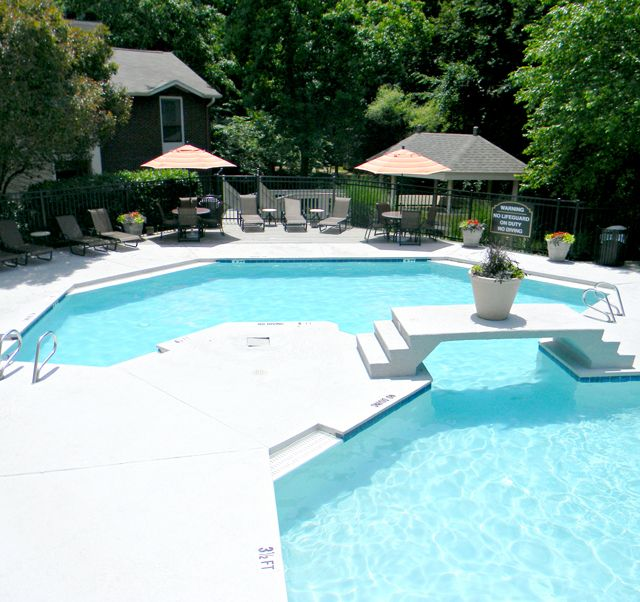 Large Pool at Woodland Park Apartment Homes, Greensboro