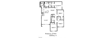 a floor plan of a house