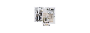 a floor plan of a house top view