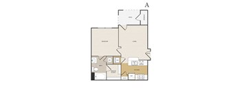 a floor plan of a 1 story floor plan with bedrooms