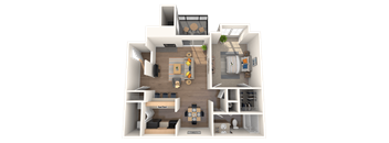 1 bedroom 1 bathroom floorplan