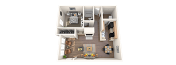 1 bedroom 1 bathroom floorplan