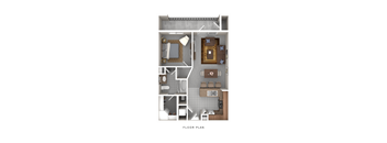 1 bedroom 1 bathroom floorplan