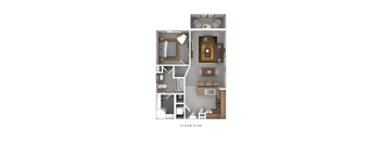 1 bedroom 1 bathroom floorplan