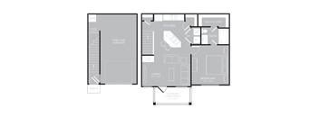 1 bedroom 1 bathroom floorplan