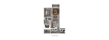 1 bedroom 1 bathroom floorplan