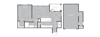 1 bedroom 1 bathroom floorplan
