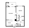 A1 Floor Plan 684 Sqft 1 Bedroom 1 Bath