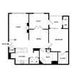 A7 Floor Plan 899 Sqft 1 Bedroom 1 Bath