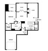 A8 Floor Plan 900 Sqft 1 Bedroom 1 Bath