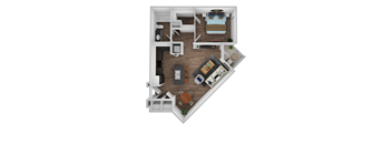 Ade one bedroom floorplan