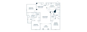Alexandria three bedroom floorplan