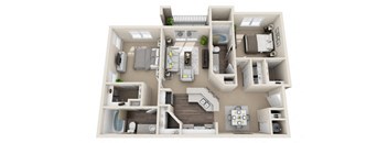 Kennedy 2 bedroom floor plan