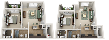 1 bedroom 1 bathroom floorplan