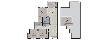 3 bedroom 2 bathroom floorplan