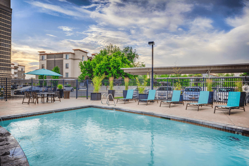 swimming pool with sundeck