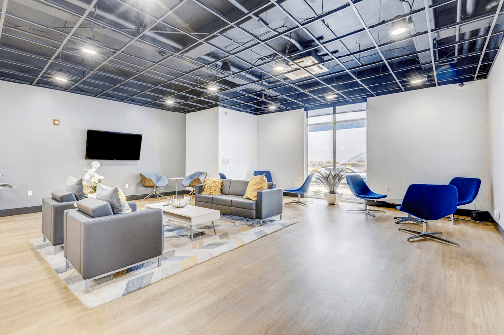 clubhouse lounge area with TV