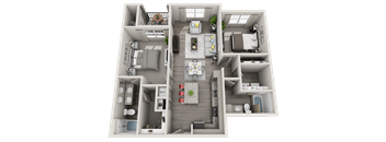 2 bed 2 bath at Foxwood Apartments, North Carolina