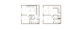 B4aL 2 Bed 2 Bath Floor Plan