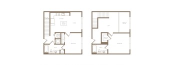 B4cL 2 Bed 2 Bath Floor Plan