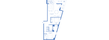 two bedroom two bathroom floorplan