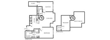 2 Bedroom 2 Bathroom Floor Plan BA