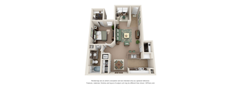 1 bedroom 1 bathroom floorplan