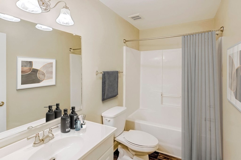 Bathroom With Bathtub at Brandemere Apartment Homes, Winston Salem, NC
