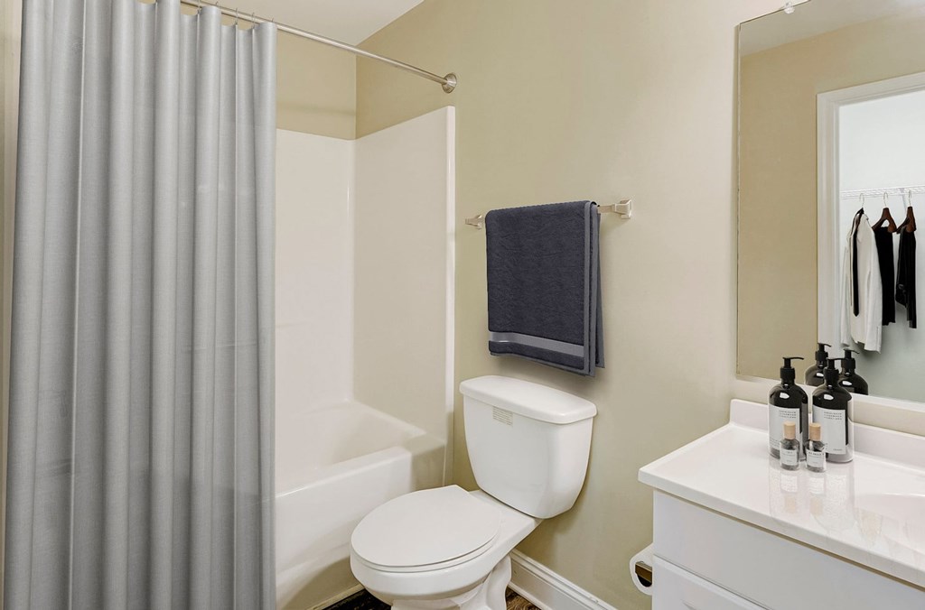Bathtub at Brandemere Apartment Homes, Winston Salem