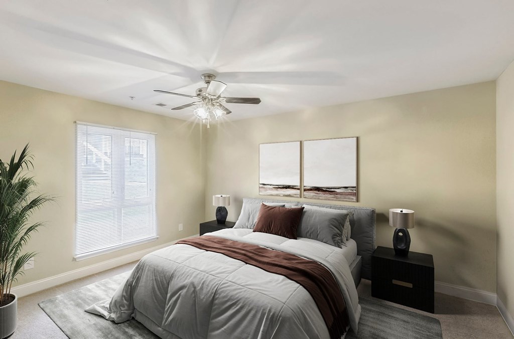 Well Appointed Bedroom at Brandemere Apartment Homes, Winston Salem, NC, 27106