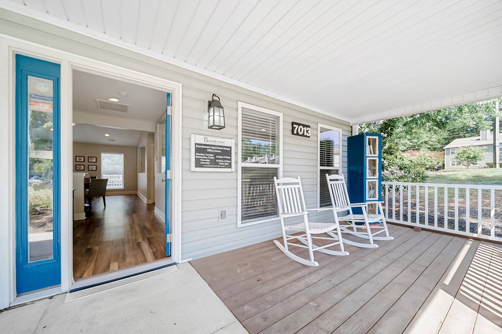 Porch at Brandemere Apartment Homes, North Carolina, 27106