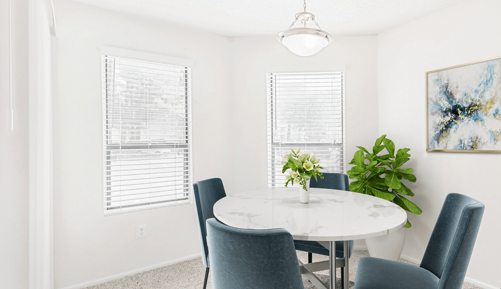 Dining Room at Bridges at Mallard Creek Apartment Homes, Charlotte, NC